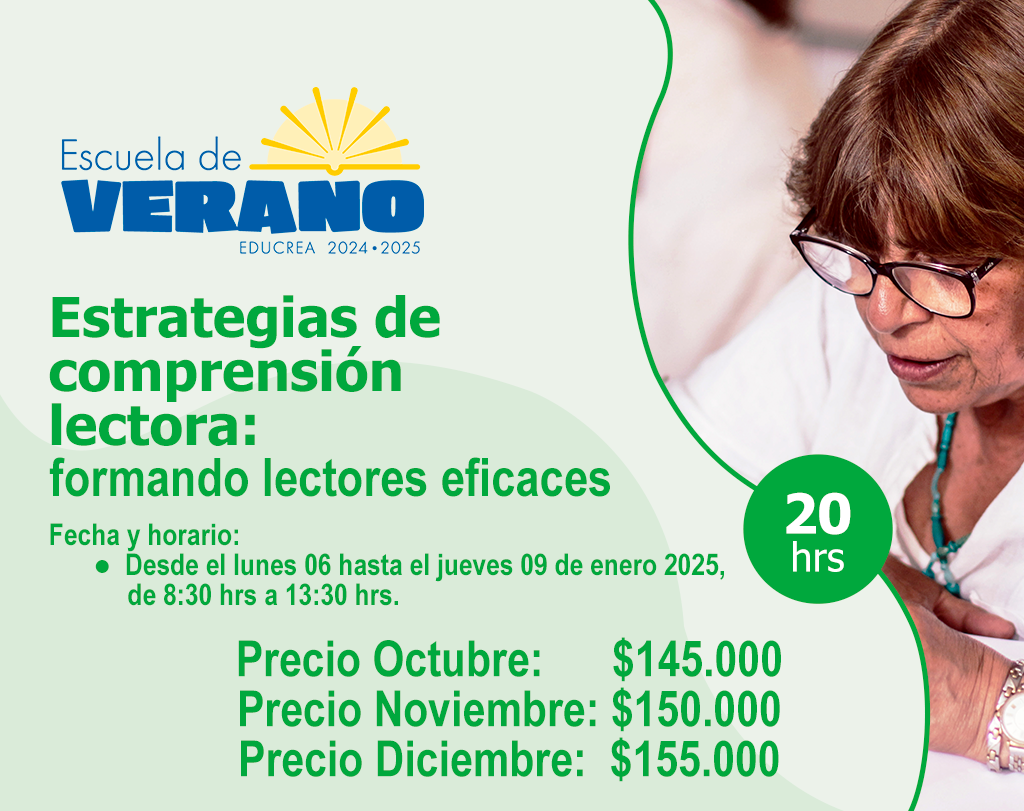 ESTRATEGIAS DE COMPRENSIÓN LECTORA: FORMANDO LECTORES EFICACES - 20 HRS.